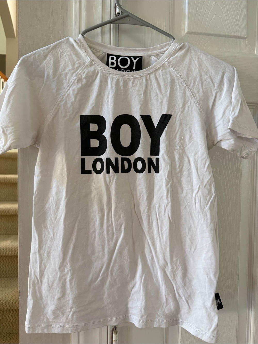 BOY LONDON Kids White Logo T-Shirt